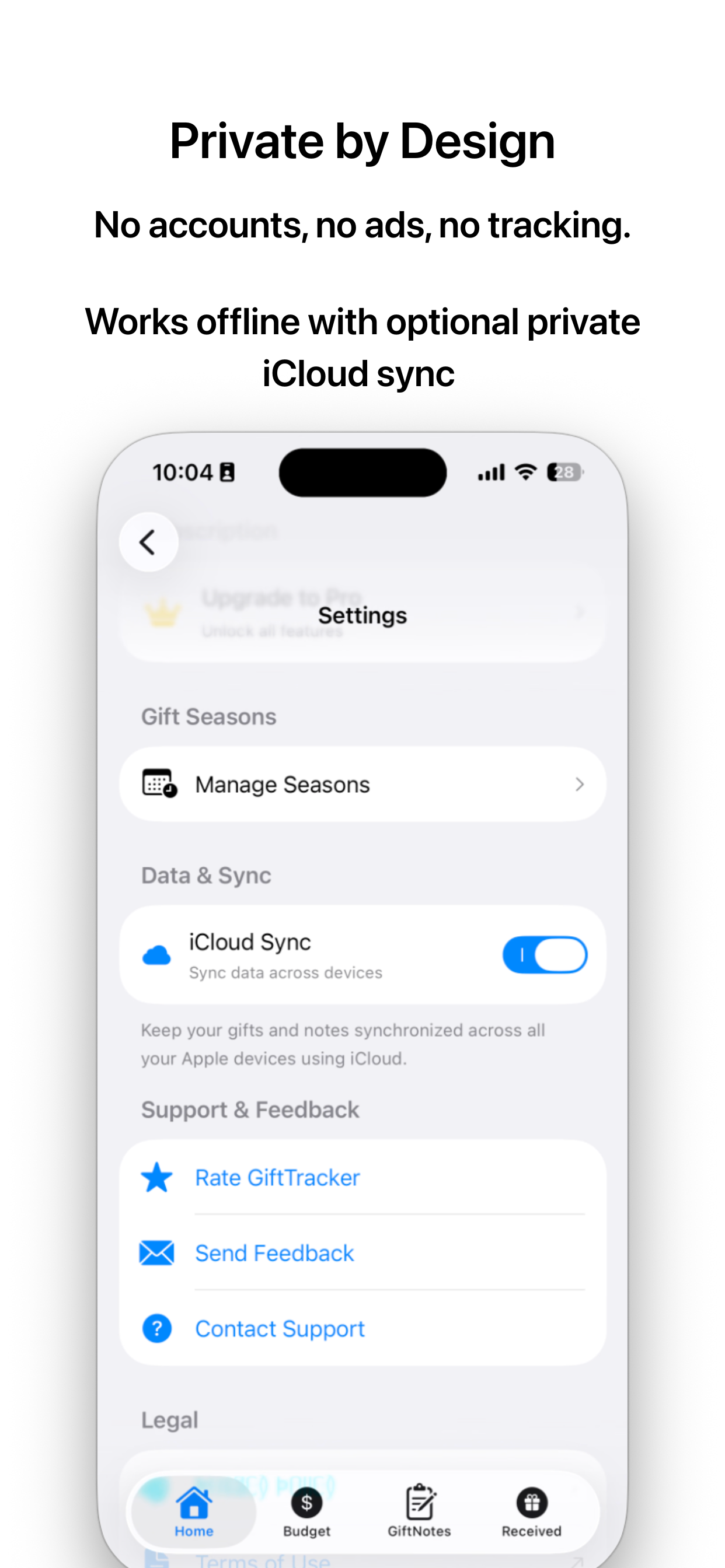 GiftTracker Screenshot 8