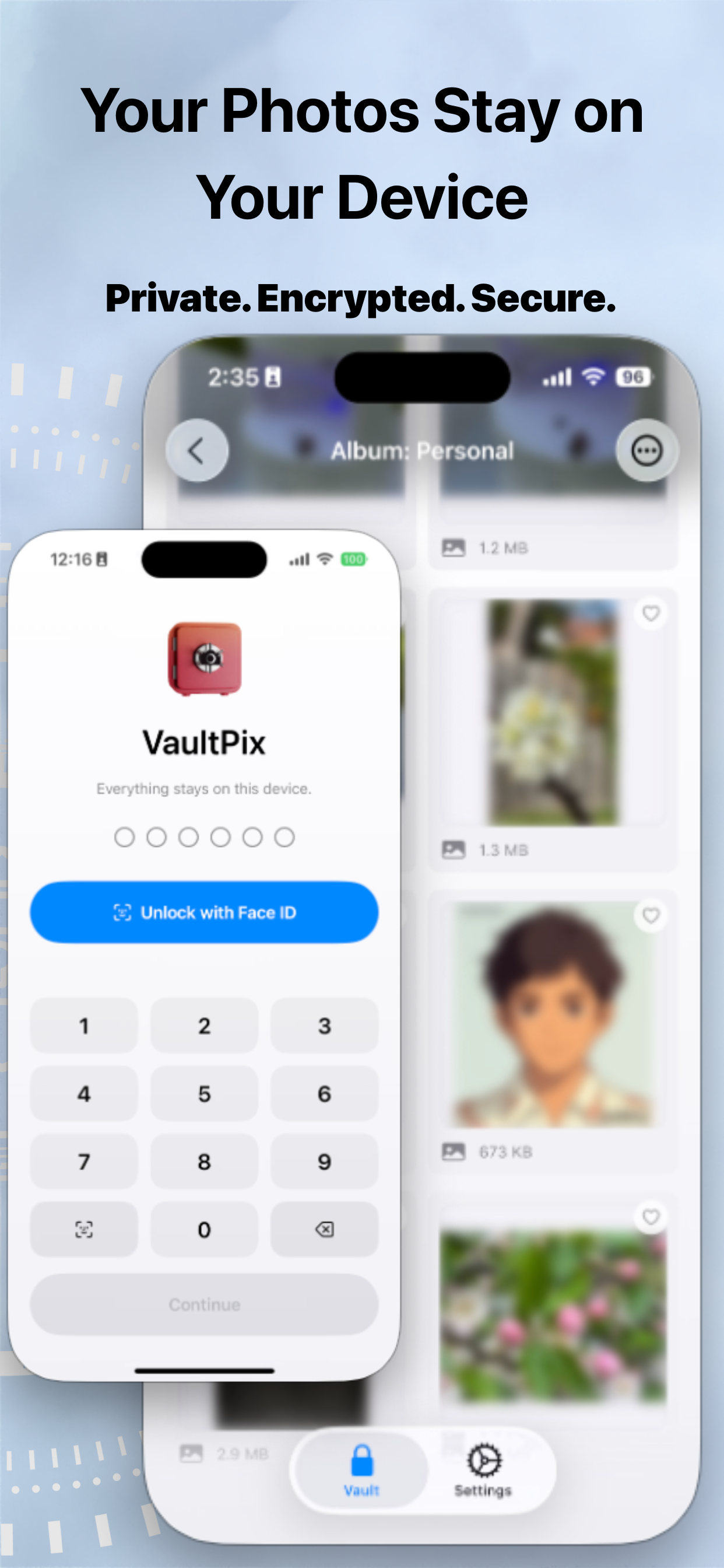 VaultPix Screenshot 1